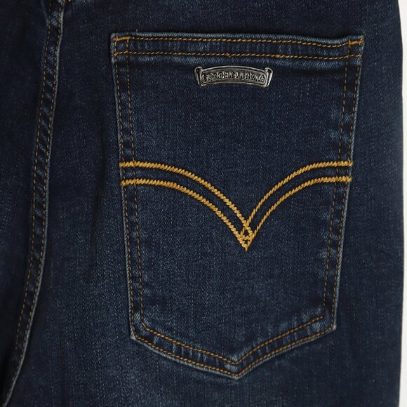 Chrome Hearts Cross Denim Pants Blue - Picture 6 of 7